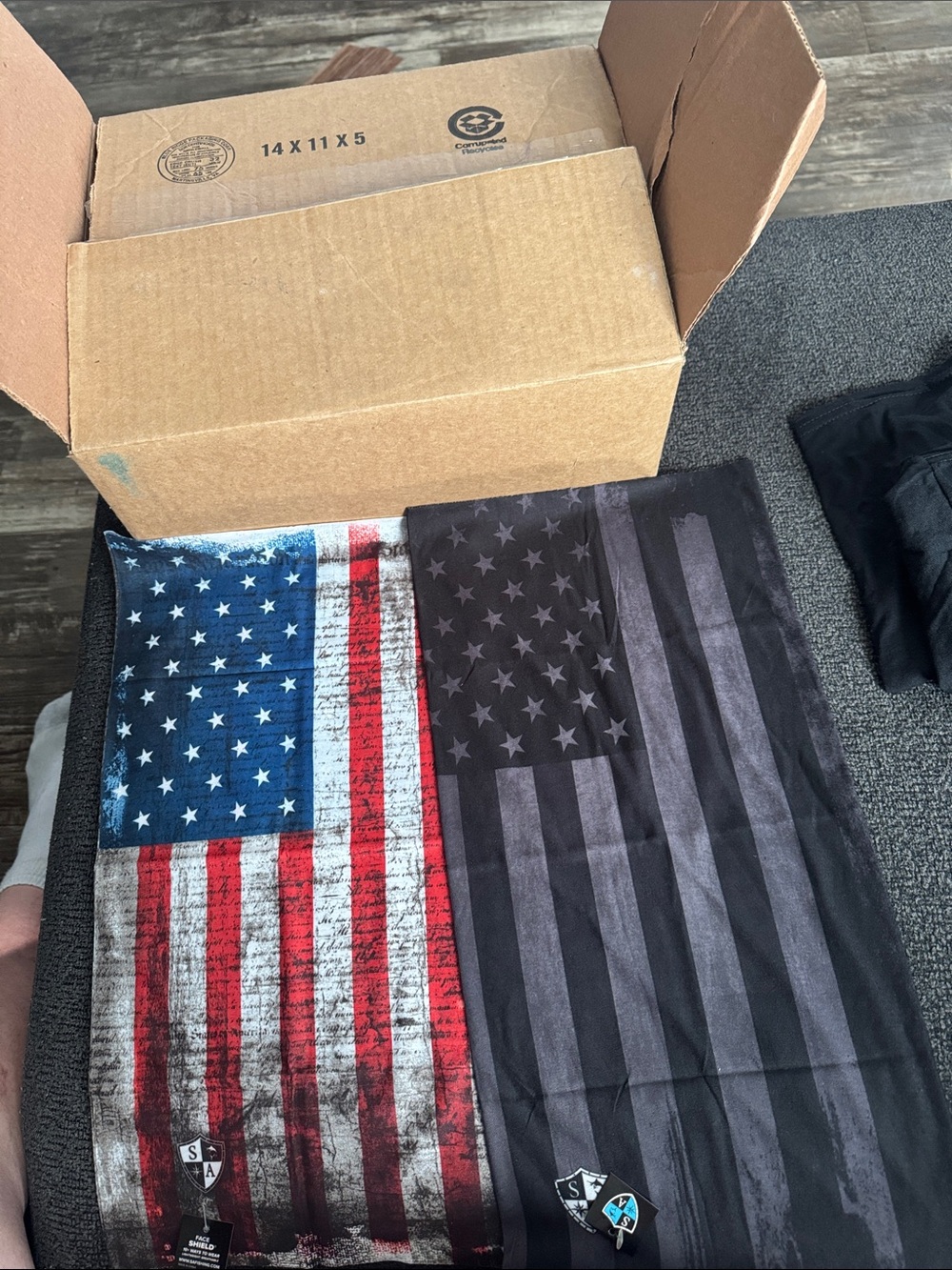 SA American Flag Gaiter Color and Blackout